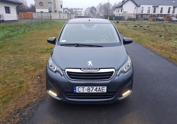 Peugeot 108 cena 25900 przebieg: 66450, rok produkcji 2015 z Gniewkowo małe 67